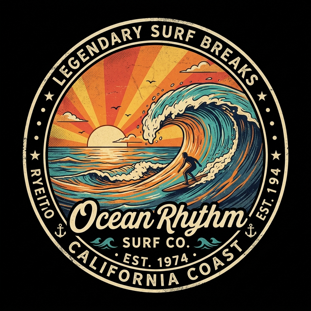 Retro Surfer